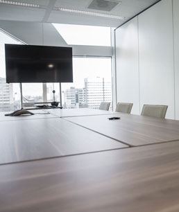 Presentation room for business meetings