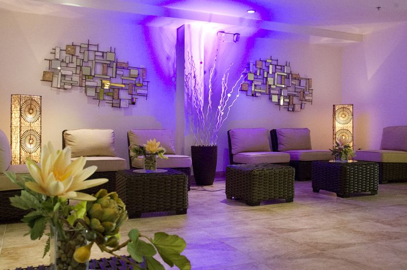 Lounge seating area at VIP B Venue